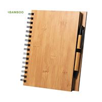 QUADERNO IN BAMBOO CON PENNA IN LEGNO POLNAR